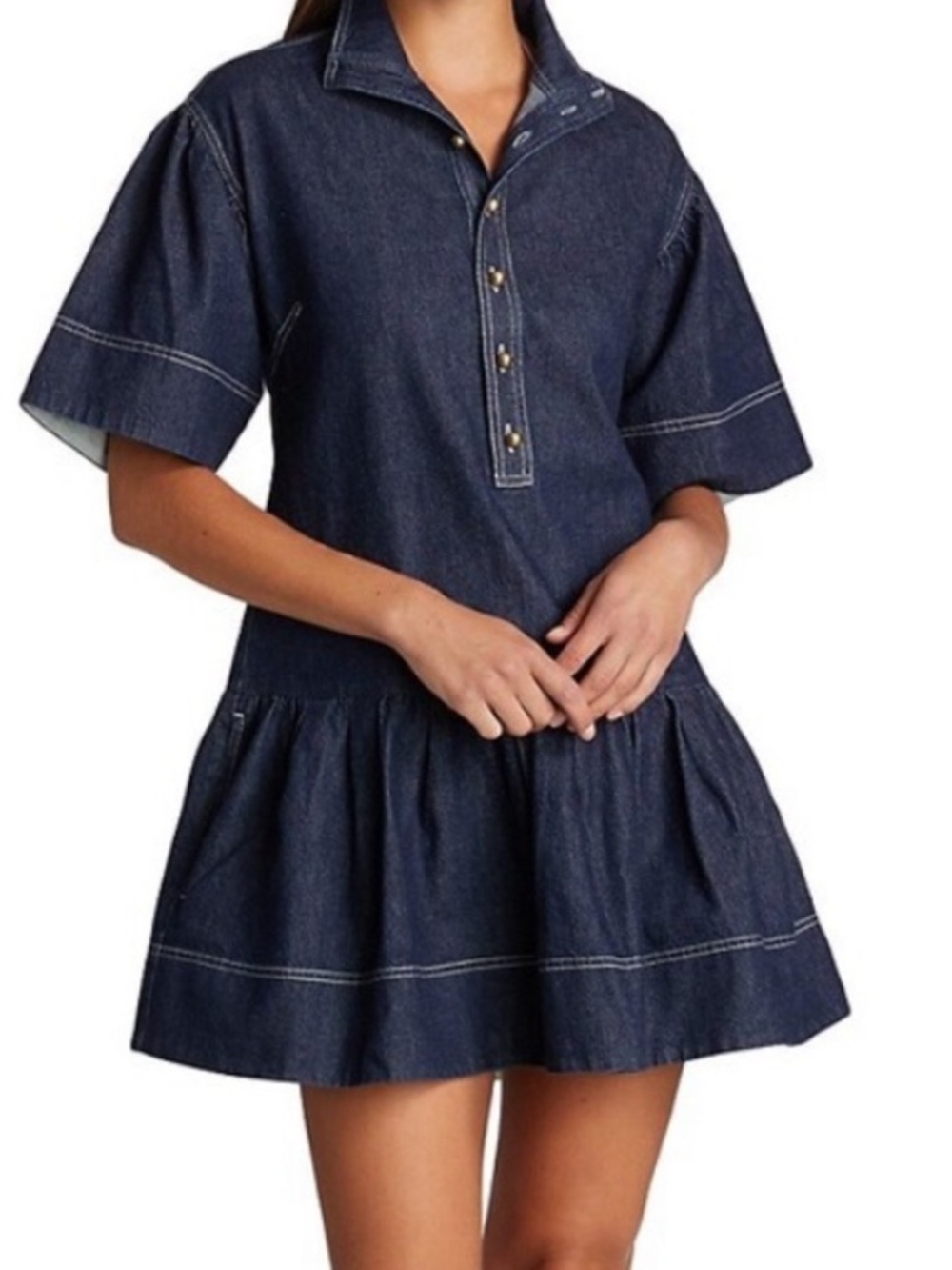 Tanya Taylor Denim Dress